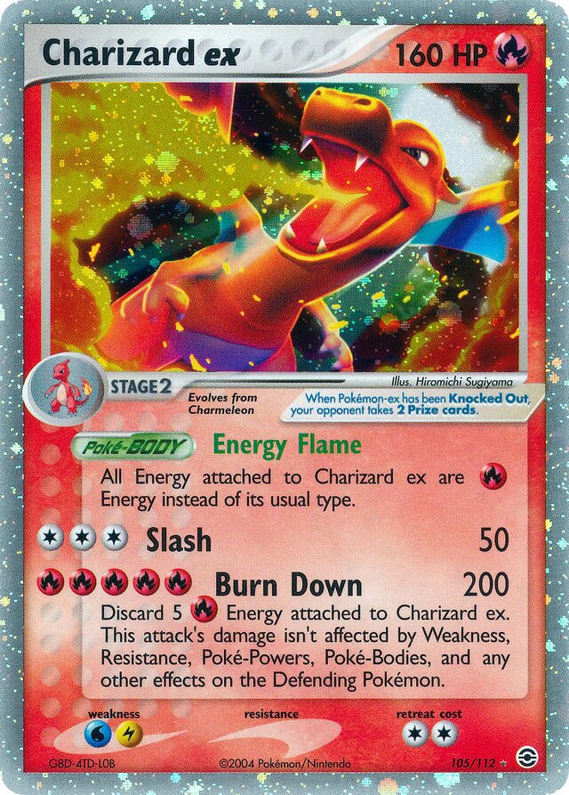 Charizard Ex EX FireRed LeafGreen 105 112 TCG Collector