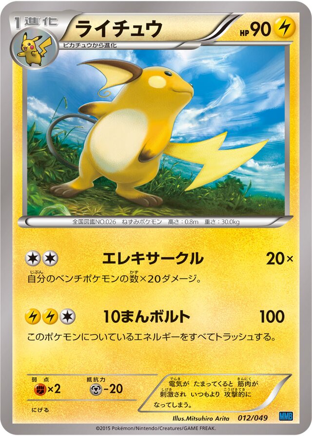 Raichu M Master Deck Build Box Speed Style Tcg Collector