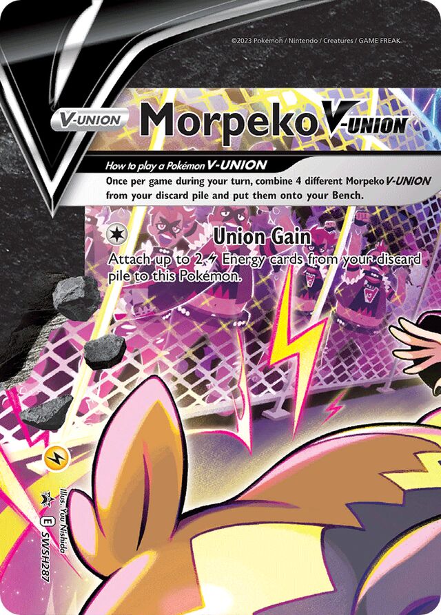 Morpeko V Union Swsh Black Star Promos Swsh International Tcg