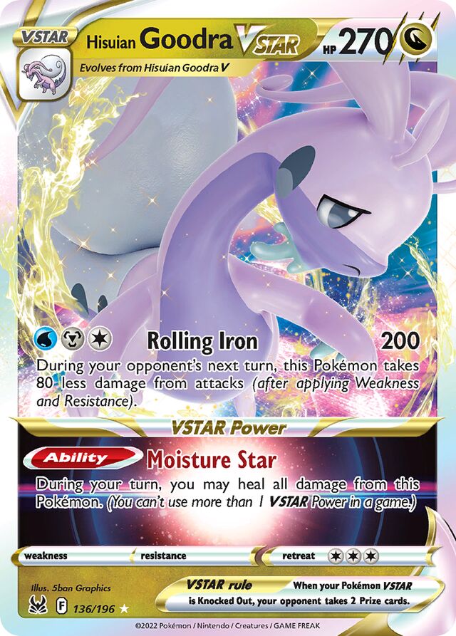 Hisuian Goodra VSTAR Lost Origin 136 196 TCG Collector