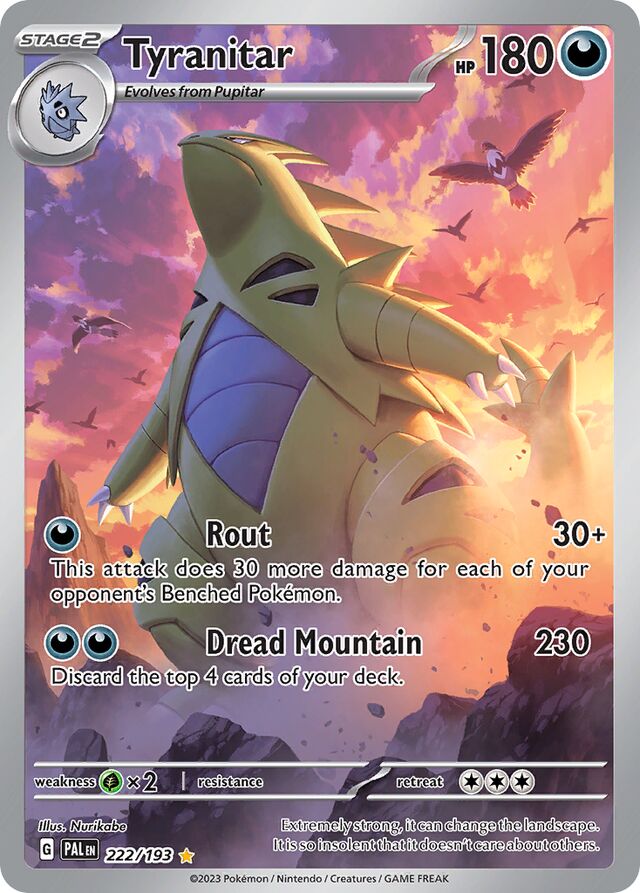 Tyranitar Paldea Evolved International Tcg Tcg Collector