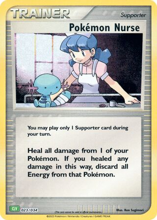 Pokémon Nurse (Pokémon TCG Classic (Venusaur) 023/034)