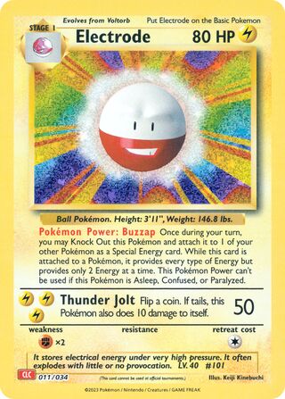 Electrode (Pokémon TCG Classic (Charizard) 011/034)