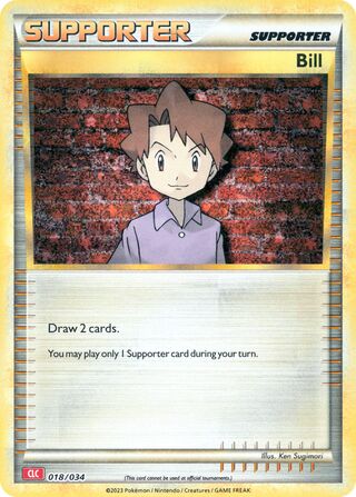 Bill (Pokémon TCG Classic (Charizard) 018/034)