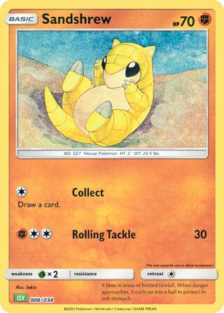 Sandshrew (Pokémon TCG Classic (Venusaur) 008/034)