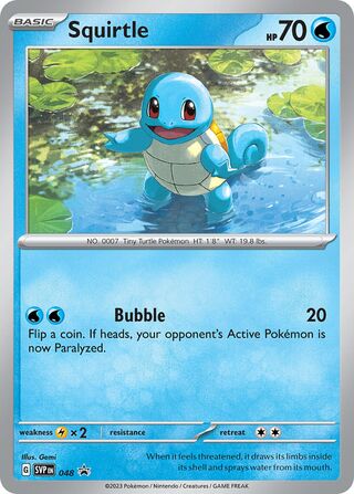 Squirtle (SV Black Star Promos 048)