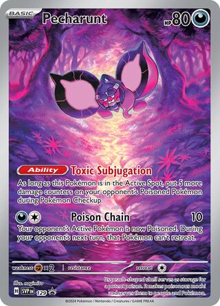 Pecharunt (SV Black Star Promos 129)