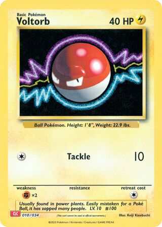Voltorb (Pokémon TCG Classic (Charizard) 010/034)