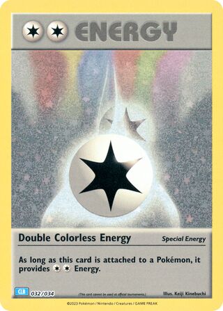 Double Colorless Energy (Pokémon TCG Classic (Blastoise) 032/034)