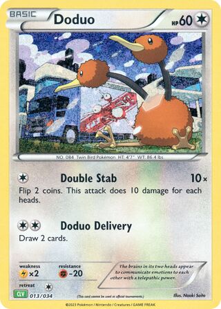 Doduo (Pokémon TCG Classic (Venusaur) 013/034)