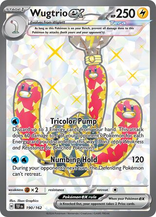 Wugtrio ex (Temporal Forces 190/162)
