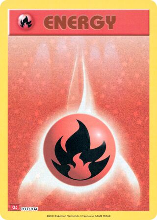Fire Energy (Pokémon TCG Classic (Charizard) 033/034)