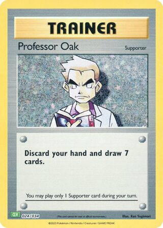 Professor Oak (Pokémon TCG Classic (Venusaur) 024/034)
