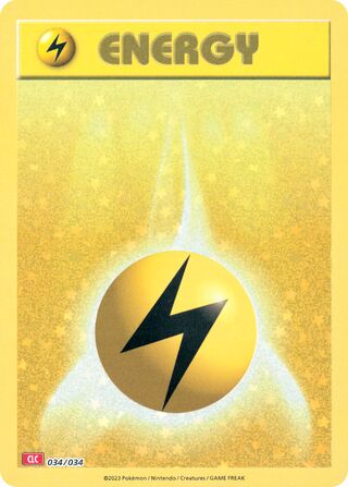 Lightning Energy (Pokémon TCG Classic (Charizard) 034/034)
