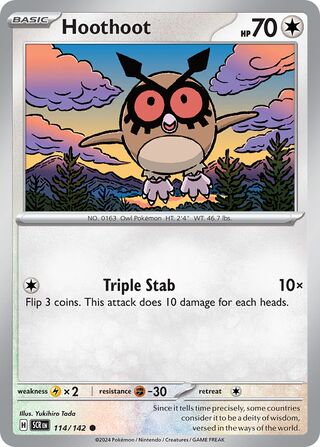 Hoothoot (Stellar Crown 114/142)