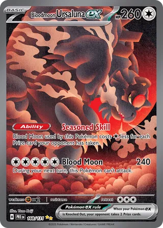 Bloodmoon Ursaluna ex (Prismatic Evolutions 168/131)