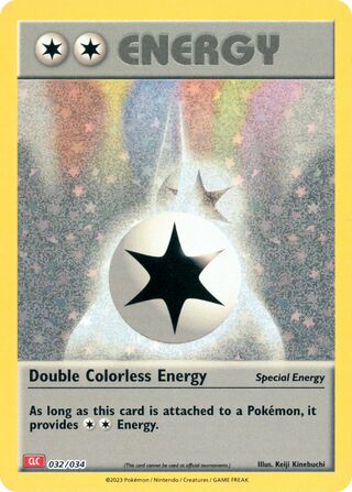 Double Colorless Energy (Pokémon TCG Classic (Charizard) 032/034)