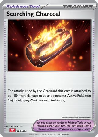 Scorching Charcoal (Pokémon TCG Classic (Charizard) 026/034)