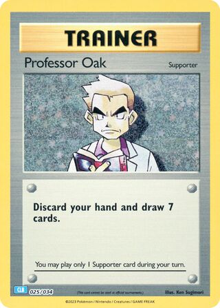 Professor Oak (Pokémon TCG Classic (Blastoise) 025/034)