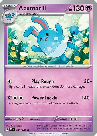 Azumarill (Temporal Forces 065/162)