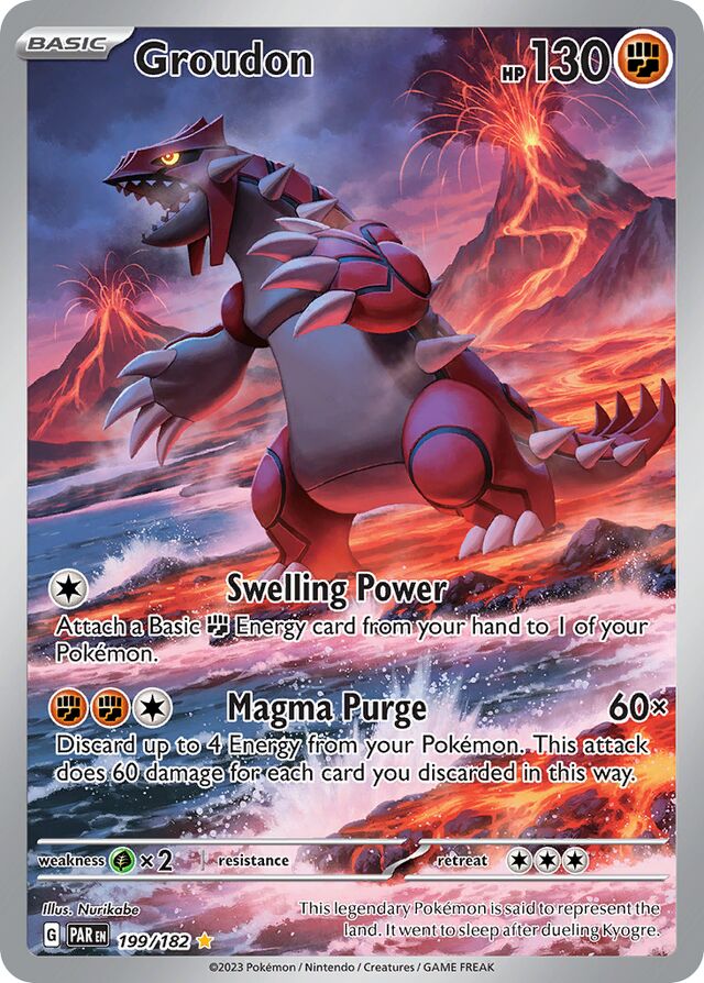 Groudon (Paradox Rift 199/182) (International TCG) TCG Collector