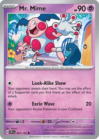 Mr. Mime (Temporal Forces 063/162)