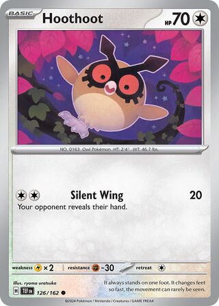 Hoothoot (Temporal Forces 126/162)