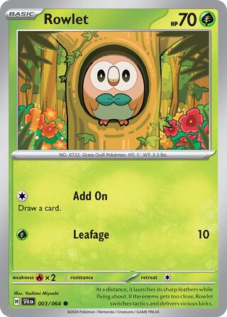 Rowlet (Shrouded Fable 003/064)