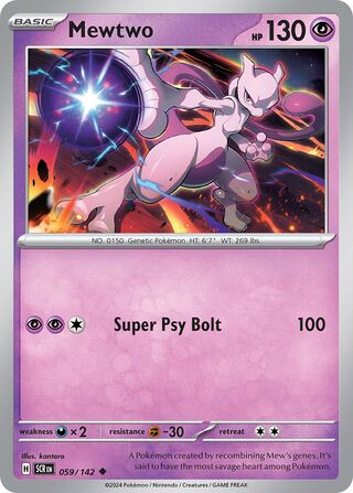 Mewtwo (Stellar Crown 059/142)