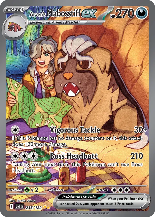 Arven's Mabosstiffex Destined Rivals 235/182 Special Illustration Rare