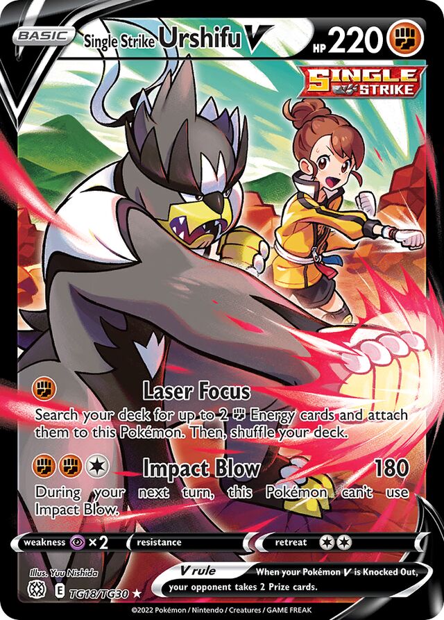 TG18/TG30 Single Strike UrshifuV BRS TGV