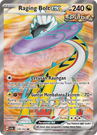Raging Bolt ex (Ace Paradox 178/142)