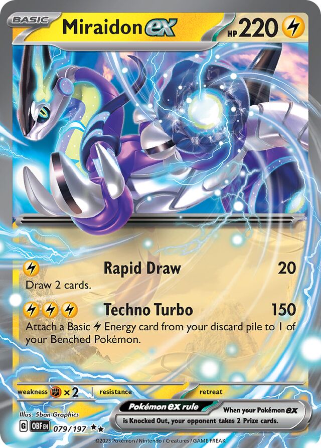 Miraidon ex - Pokemon TCGL Code