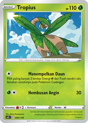 Tropius (Strength V Starter Deck 006/159)