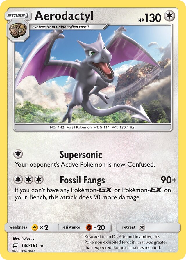 Aerodactyl-GX - Unified Minds Pokemon Review 