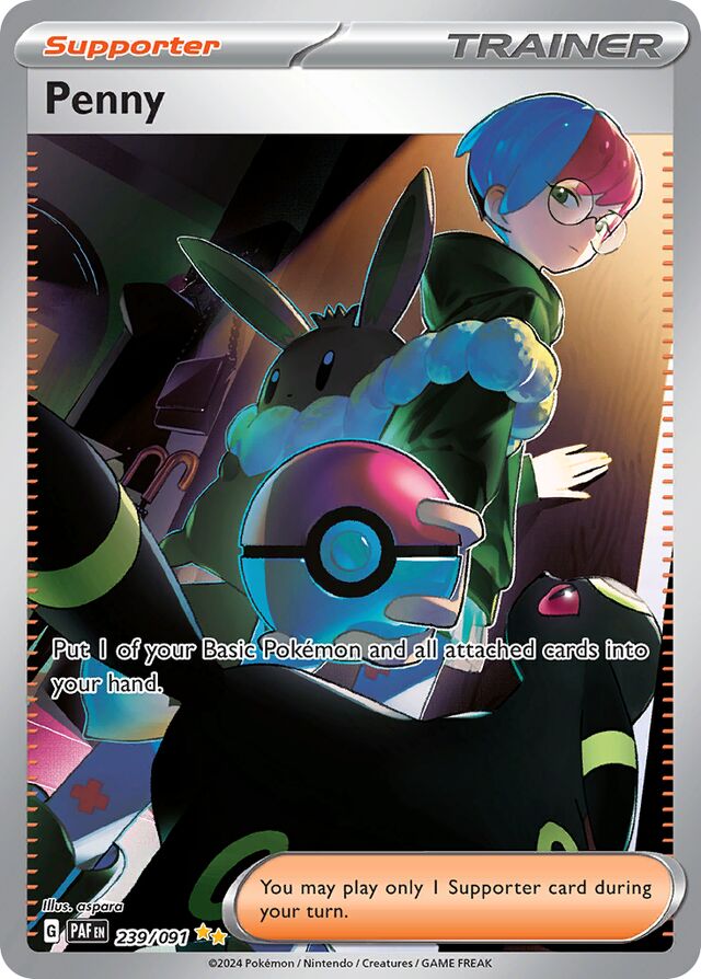 Penny Paldean Fates 239/091 Special Illustration Rare