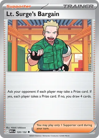 120/132 Lt. Surge's Bargain MEG Uncommon