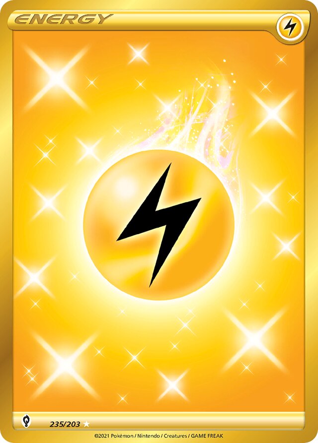 Lightning Energy Evolving Skies 235/203 Rare Secret