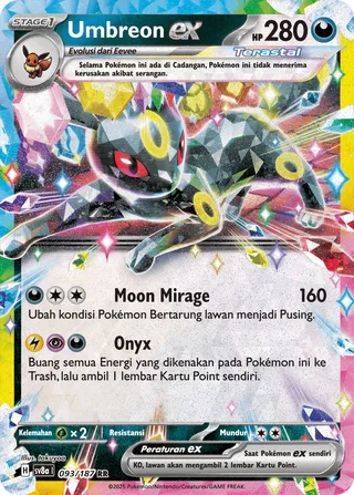 Umbreon ex (Terastal Festival ex 093/187)