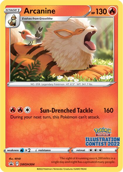 SWSH304 Arcanine SSP PROMO