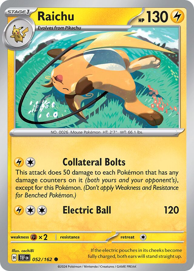 052/162 Raichu TEF Common