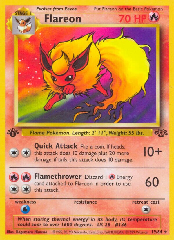 Flareon Jungle 19/64 Rare