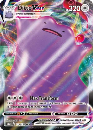 Ditto VMAX (Shiny VMAX Collection (Set A) 114/159)