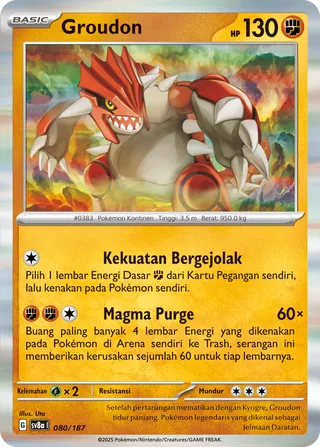 Groudon (Terastal Festival ex 080/187)