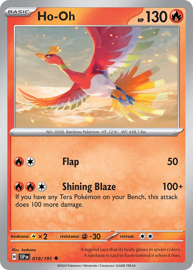 019/191 Ho-Oh SSP Uncommon