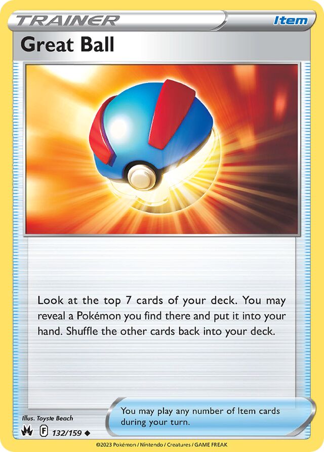 Great Ball Crown Zenith 132/159 Uncommon