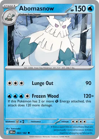 Abomasnow (Destined Rivals 060/182)