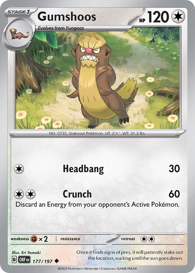 177/197 Gumshoos OBF Uncommon