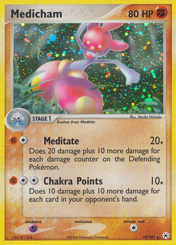 10/101 Medicham HL Rare Holo
