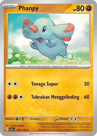 Phanpy (Black Shine 078/170)